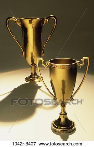 Stock Photo - goals, Ceremony award, trophies, still life, achievement. Fotosearch