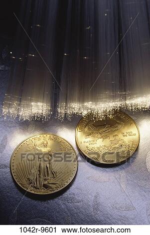 gold, finance, still life, liberty, fiber optics, coins, currency View Large Photo Image Stock Image - gold, finance, still life, liberty, fiber optics, coins, currency. Fotosearch
