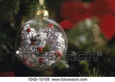 Stock Photo - hanging, Christmas, ornament, still life, decoration, holiday, hang. Fotosearch