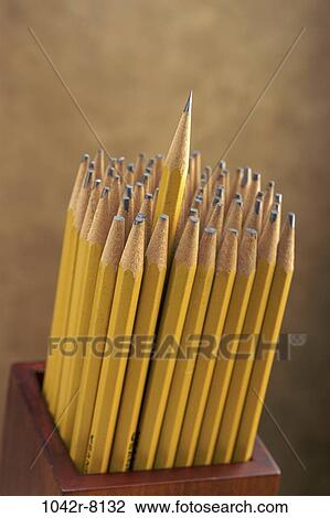 individuality, leadership, still life, sharp, metaphor, pencils, sharpened View Large Photo Image Stock Image - individuality, leadership, still life, sharp, metaphor, pencils, sharpened. Fotosearch