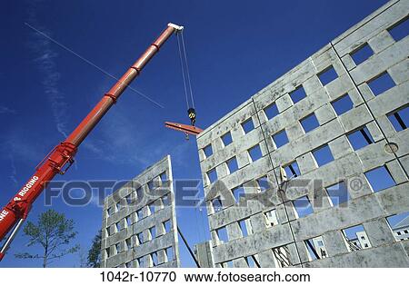 industry, construction, suburban, building, crane, commercial View Large Photo Image Stock Image - industry, construction, suburban, building, crane, commercial. Fotosearch