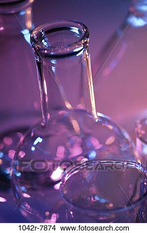 Picture - industry, research, still life, science, laboratory, beaker, Industry research still lifes. Fotosearch