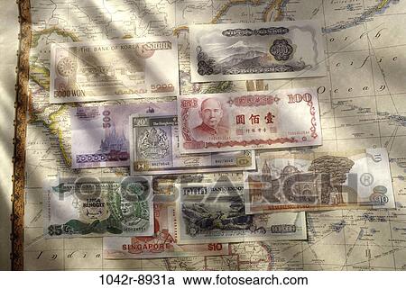 map, global, finance, still life, currency, travel, Finance paper money View Large Photo Image Stock Image - map, global, finance, still life, currency, travel, Finance paper money. Fotosearch