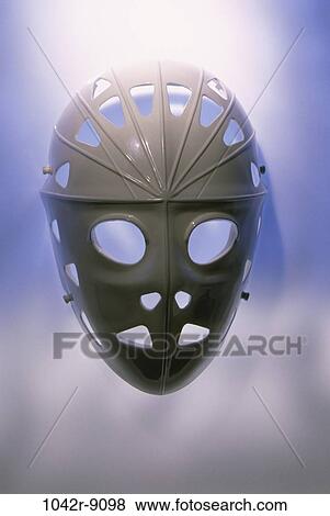 Stock Photo - mask, sports, sports equipment, still life, winter sports, safety, hockey. Fotosearch