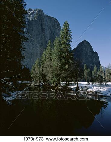 Stock Image - Merced River, Yosemite National Park, California, USA. Fotosearch