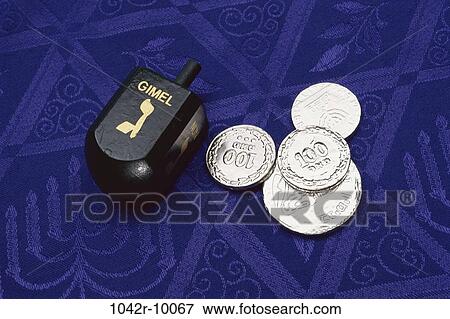 Stock Photo - money, top, religion, Hebrew, Judaism, still life, coins. Fotosearch