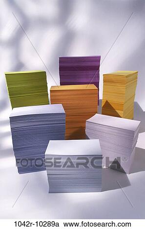 , paper, choices, still life, stacks, rainbow, Still lifes various View Large Photo Image Stock Image - , paper, choices, still life, stacks, rainbow, Still lifes various. Fotosearch