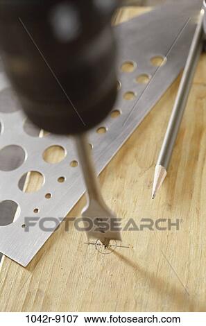 pencil, ruler, tools, accuracy, still life, carpentry, drill press View Large Photo Image Stock Photo - pencil, ruler, tools, accuracy, still life, carpentry, drill press. Fotosearch