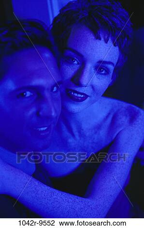Stock Image - people, couple, indoors, headshot, Caucasian, young adult, Young couples various. Fotosearch