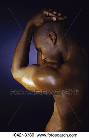 Stock Image - people, hand, profile, face, head, arm. Fotosearch