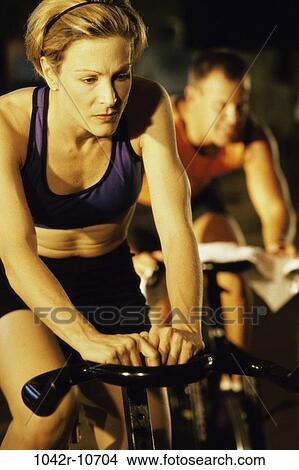 people, health, sports, exercise, cycling, exercising View Large Photo Image Picture - people, health, sports, exercise, cycling, exercising. Fotosearch