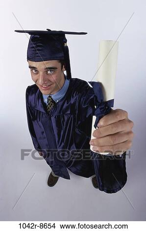Picture - people, male, achievement, cap, education, student, pride. Fotosearch