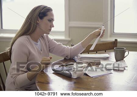 people, woman, calculator, Middle-aged, finance, bills, personal finance View Large Photo Image Stock Image - people, woman, calculator, Middle-aged, finance, bills, personal finance. Fotosearch