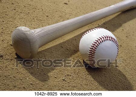 sand, bat, baseball bat, ball, baseball, sports, sports equipment View Large Photo Image Stock Photography - sand, bat, baseball bat, ball, baseball, sports, sports equipment. Fotosearch