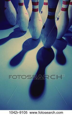 shadows, sports, sports equipment, still life, bowling, pins, bowling pins View Large Photo Image Stock Photography - shadows, sports, sports equipment, still life, bowling, pins, bowling pins. Fotosearch