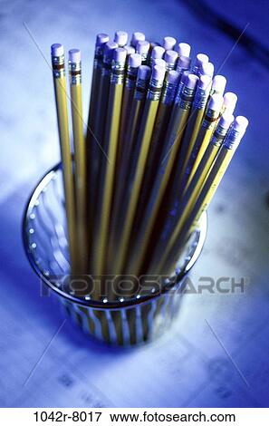 still life, container, pencils, erasers, Still lifes various View Large Photo Image Stock Photo - still life, container, pencils, erasers, Still lifes various. Fotosearch