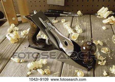 still life, wood, carpentry, plane, shavings, Hardware still lifes View Large Photo Image Stock Photo - still life, wood, carpentry, plane, shavings, Hardware still lifes. Fotosearch