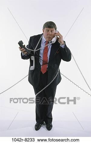 talking, business, Middle-aged, humor, multi-tasking, businessman View Large Photo Image Stock Image - talking, business, Middle-aged, humor, multi-tasking, businessman. Fotosearch