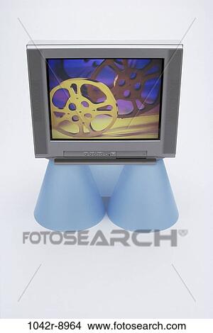 Picture - technology, entertainment, television, still life, screen, TV. Fotosearch