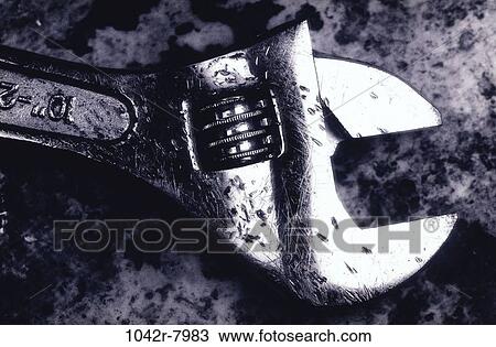 tool, still life, black and white, metal, wrench, monochromatic View Large Photo Image Stock Image - tool, still life, black and white, metal, wrench, monochromatic. Fotosearch