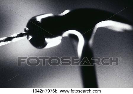 Stock Image - tools, still life, nail, hammer, Hardware still lifes. Fotosearch