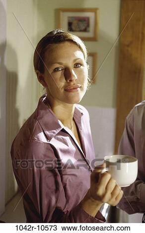 woman, coffee, mug, coffee cup, drinking, holding, blond View Large Photo Image Stock Image - woman, coffee, mug, coffee cup, drinking, holding, blond. Fotosearch