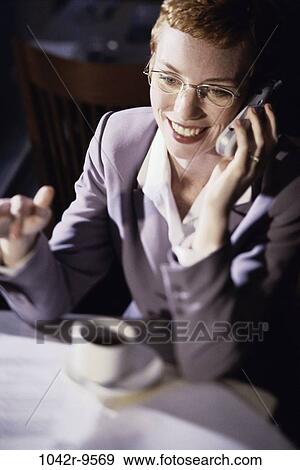 woman, talking, coffee, phone, business, restaurant, cell phone View Large Photo Image Stock Photo - woman, talking, coffee, phone, business, restaurant, cell phone. Fotosearch