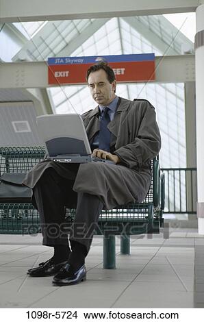 computer, laptop, business, Middle-aged, using, businessman View Large Photo Image Picture - computer, laptop, business, Middle-aged, using, businessman. Fotosearch