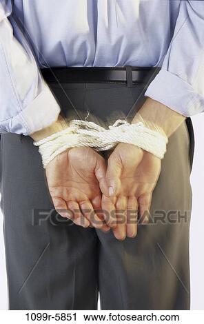 hands, rope, back, business, behind, businessman View Large Photo Image Stock Image - hands, rope, back, business, behind, businessman. Fotosearch