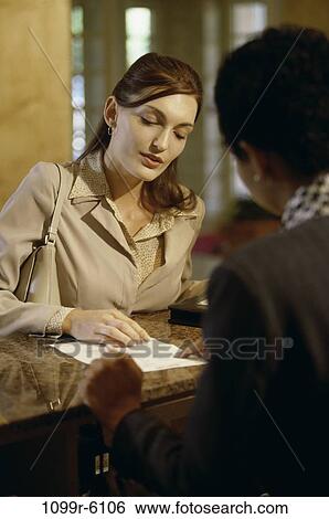 hotel, woman, business, hospitality, indoors, travel, Caucasian View Large Photo Image Stock Photograph - hotel, woman, business, hospitality, indoors, travel, Caucasian. Fotosearch