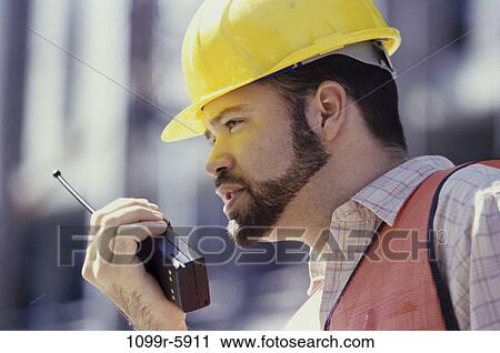 industry, construction, talking, worker, Middle-aged, radio View Large Photo Image Stock Image - industry, construction, talking, worker, Middle-aged, radio. Fotosearch