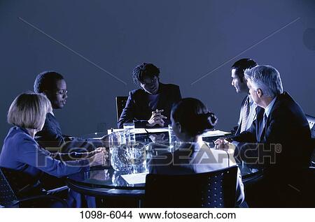 meeting, group, multiethnic, formal, talking, discussion View Large Photo Image Picture - meeting, group, multiethnic, formal, talking, discussion. Fotosearch