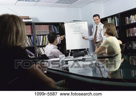meeting, presentation, business, Middle-aged, indoors, Caucasian, businesspeople View Large Photo Image Stock Photo - meeting, presentation, business, Middle-aged, indoors, Caucasian, businesspeople. Fotosearch