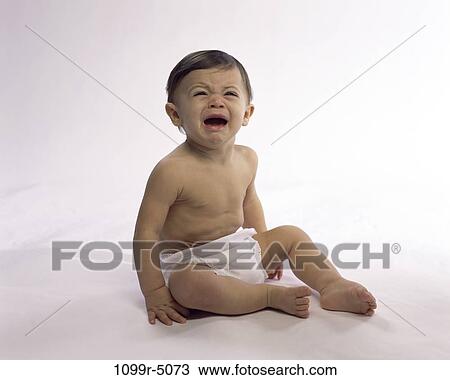 people, baby, crying, brunette, indoors, Caucasian, cry View Large Photo Image Stock Image - people, baby, crying, brunette, indoors, Caucasian, cry. Fotosearch