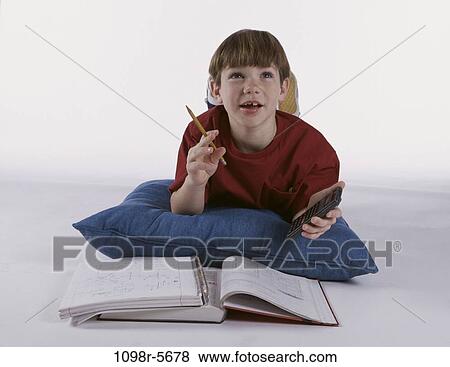 people, calculator, pencil, homework, notebook, book, studying View Large Photo Image Stock Photo - people, calculator, pencil, homework, notebook, book, studying. Fotosearch