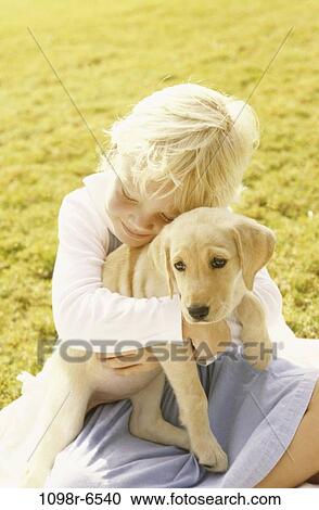 people, dog, puppy, pet, girl, outdoors, hugging View Large Photo Image Stock Image - people, dog, puppy, pet, girl, outdoors, hugging. Fotosearch