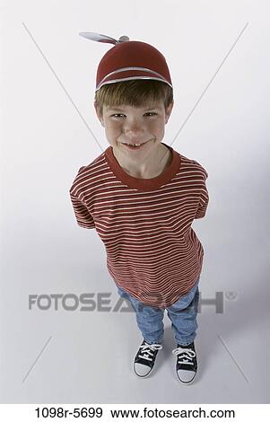people, hat, boy, cap, child, funny, humor View Large Photo Image Stock Photo - people, hat, boy, cap, child, funny, humor. Fotosearch