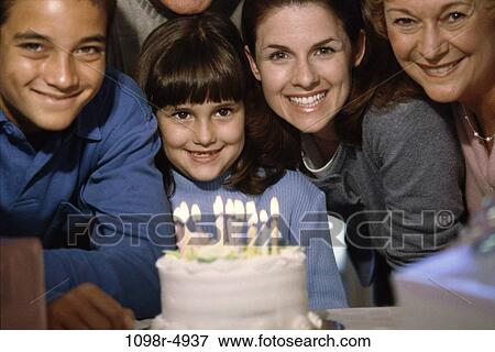people, mother, cake, birthday, family, celebrating, candles View Large Photo Image Stock Photo - people, mother, cake, birthday, family, celebrating, candles. Fotosearch