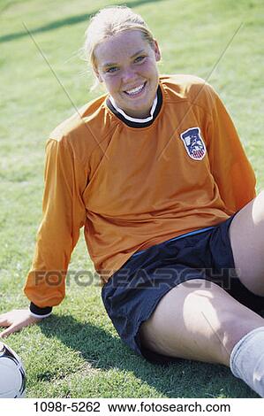 people, outdoors, blond, uniform, soccer, teenager View Large Photo Image Stock Image - people, outdoors, blond, uniform, soccer, teenager. Fotosearch