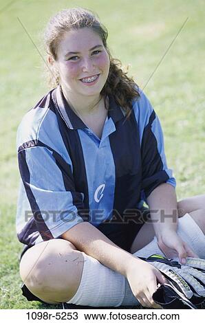 people, outdoors, sports, uniform, brunette, soccer View Large Photo Image Stock Image - people, outdoors, sports, uniform, brunette, soccer. Fotosearch