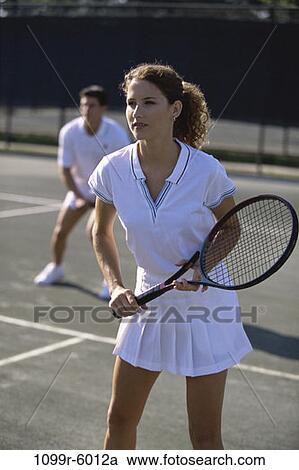 people, playing, couple, tennis, outdoors, sports, competition View Large Photo Image Stock Image - people, playing, couple, tennis, outdoors, sports, competition. Fotosearch