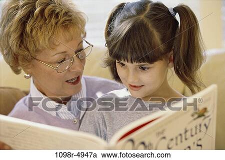 people, reading, book, family, granddaughter, indoors, grandmother View Large Photo Image Stock Image - people, reading, book, family, granddaughter, indoors, grandmother. Fotosearch