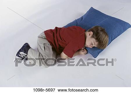 people, sleeping, pillow, boy, tranquility, child, brunette View Large Photo Image Stock Photo - people, sleeping, pillow, boy, tranquility, child, brunette. Fotosearch