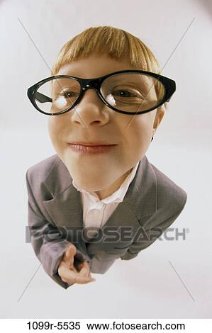 people, suit, eyeglasses, girl, business, humor, personification View Large Photo Image Stock Photography - people, suit, eyeglasses, girl, business, humor, personification. Fotosearch