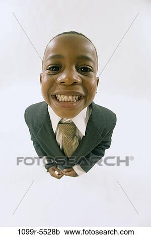 Stock Image - people, tie, smiling, suit, teeth, boy, business. Fotosearch