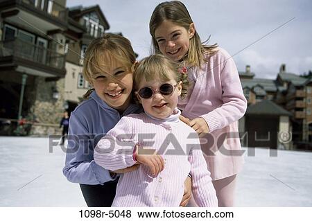 people, winter, sunglasses, outdoors, children, posing, girls View Large Photo Image Stock Photo - people, winter, sunglasses, outdoors, children, posing, girls. Fotosearch