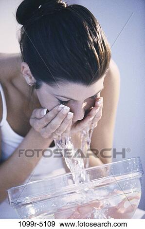 people, woman, beauty, brunette, indoors, facial, Caucasian View Large Photo Image Stock Photo - people, woman, beauty, brunette, indoors, facial, Caucasian. Fotosearch