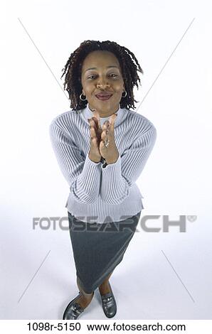 people, woman, brunette, applause, indoors, African-American, young adult View Large Photo Image Stock Image - people, woman, brunette, applause, indoors, African-American, young adult. Fotosearch