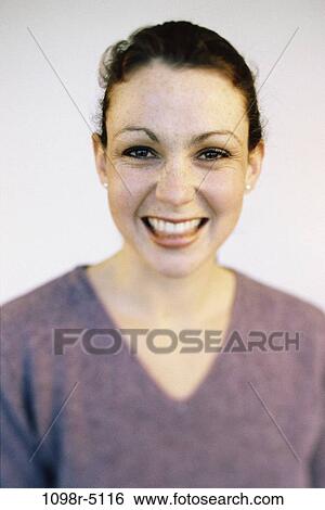 people, woman, brunette, indoors, Caucasian, young adult, Young women headshots View Large Photo Image Stock Photograph - people, woman, brunette, indoors, Caucasian, young adult, Young women headshots. Fotosearch