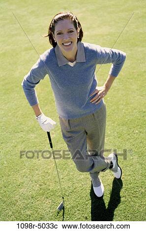 people, woman, golf, outdoors, Middle-aged, brunette, Caucasian View Large Photo Image Stock Image - people, woman, golf, outdoors, Middle-aged, brunette, Caucasian. Fotosearch